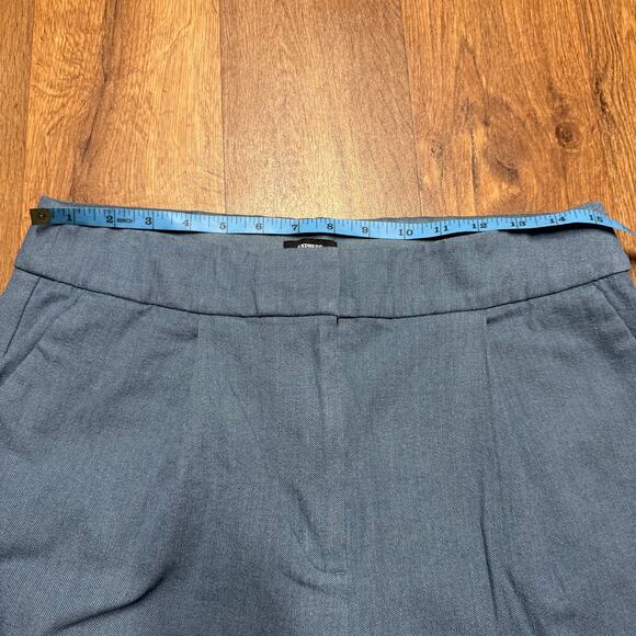 Express Womens Stylist Ankle Super High Rise Light Blue Trouser Pants Size 12L - Picture 11 of 13